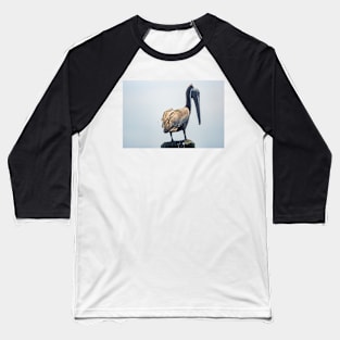 Brown Pelican in Calabash Baseball T-Shirt